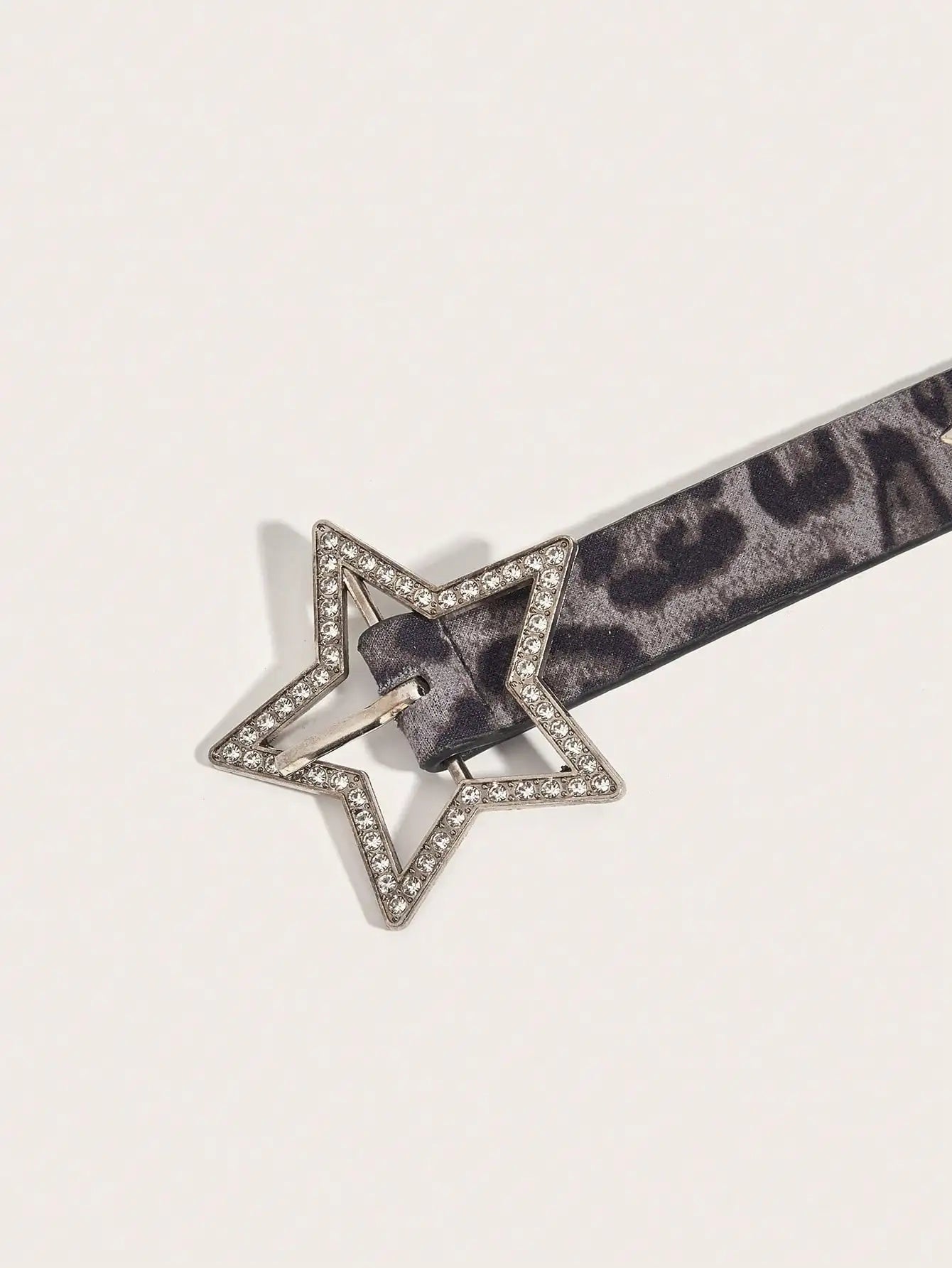 Midnight Prowl Star Buckle Belt