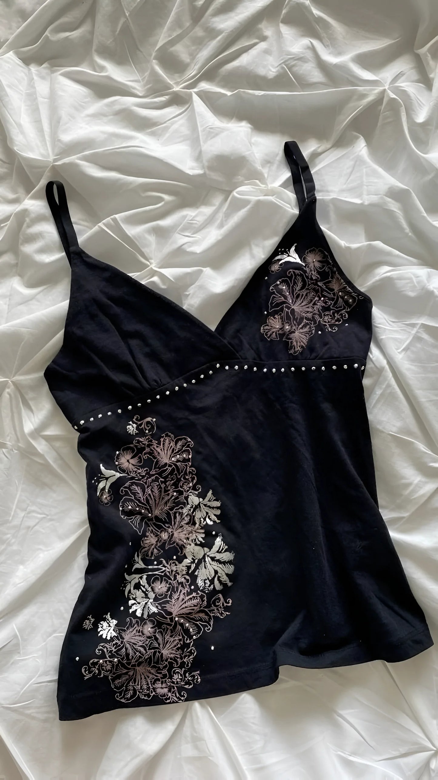 Midnight Bloom Cami