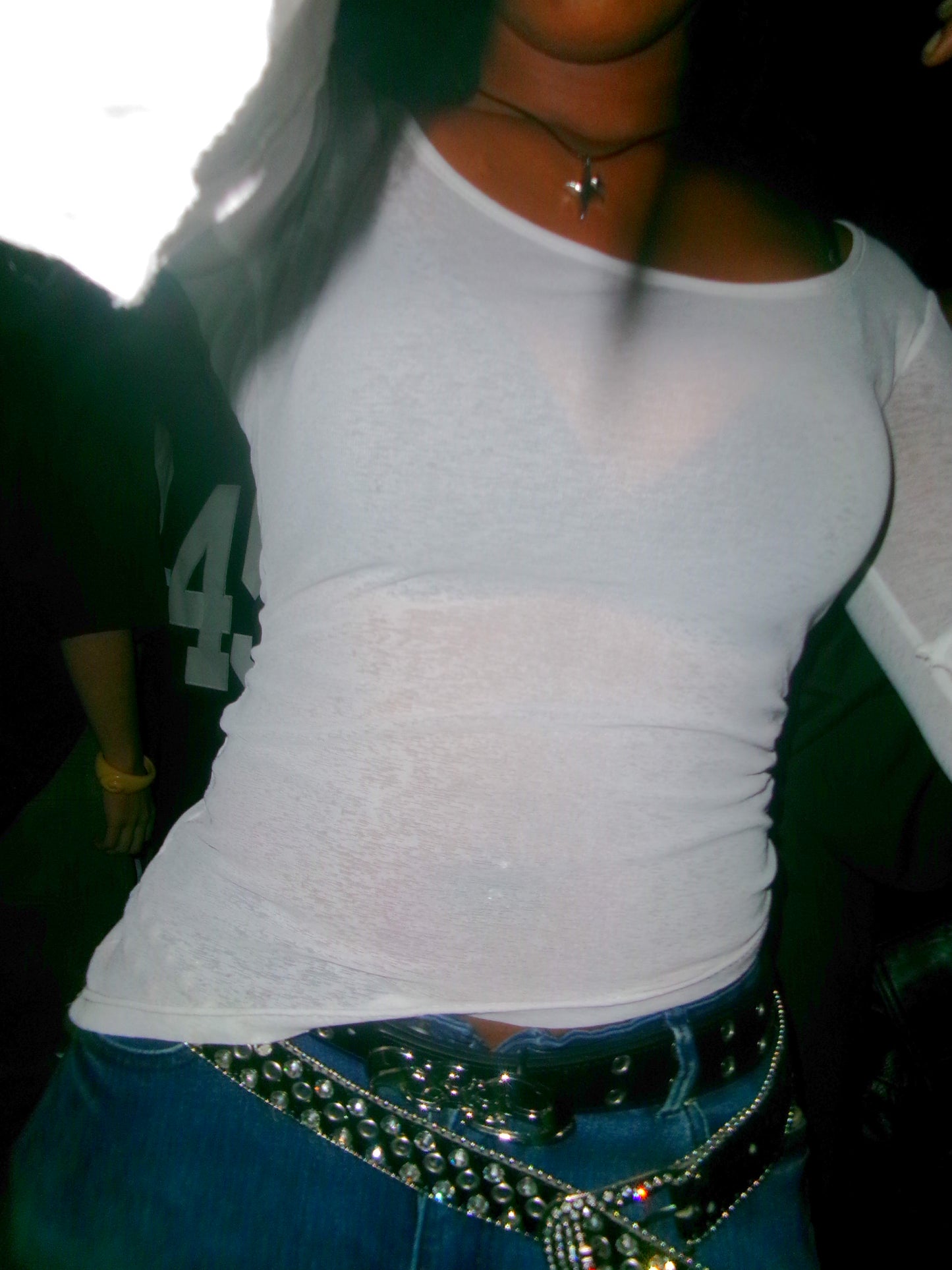 Sheer Chaos Long Mesh Shirt