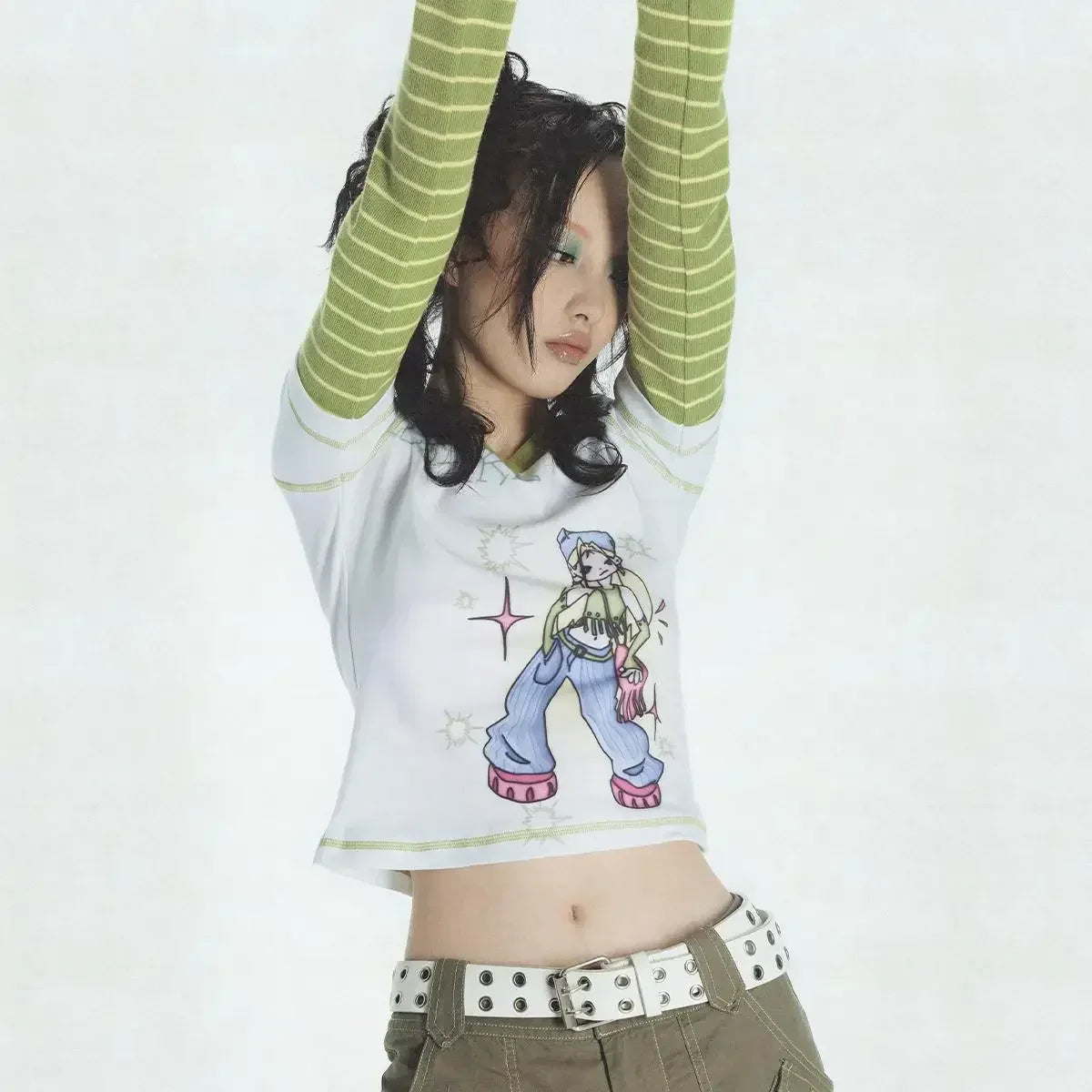 Hacker Chic Layer-Look T-shirt