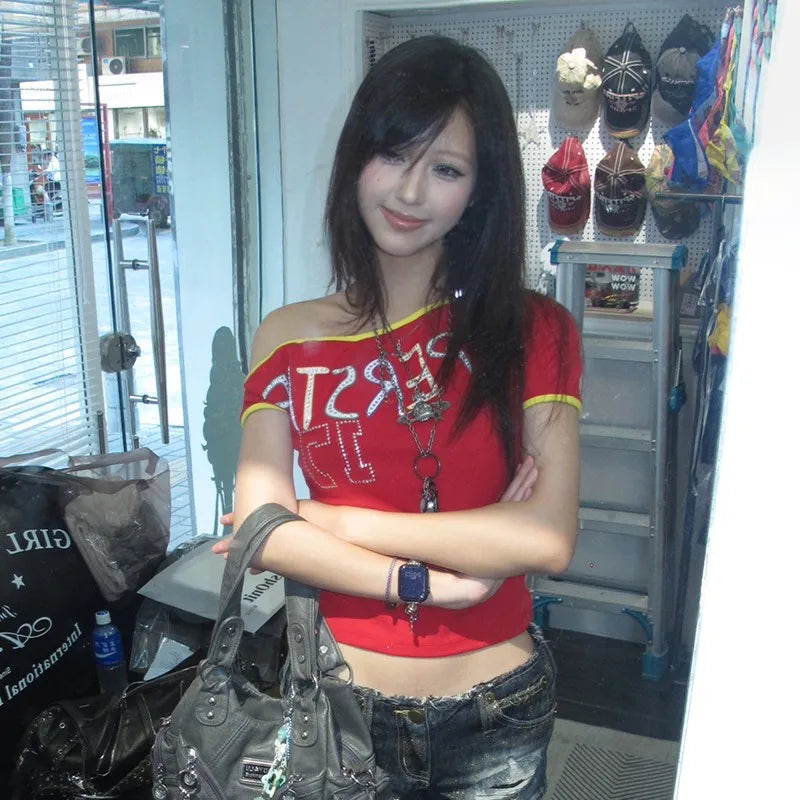 SuperStar Off Shoulder T-shirt