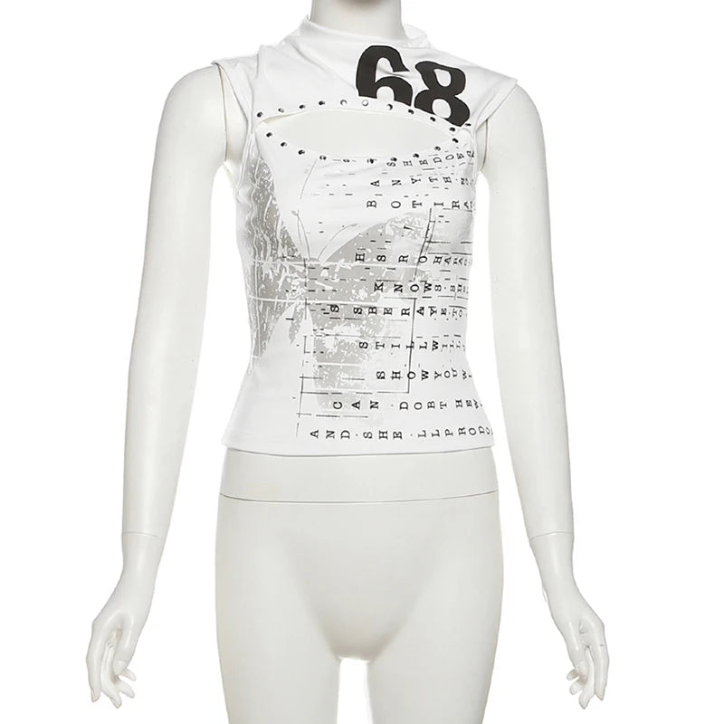 Cut Throat Vandal Graphic Top