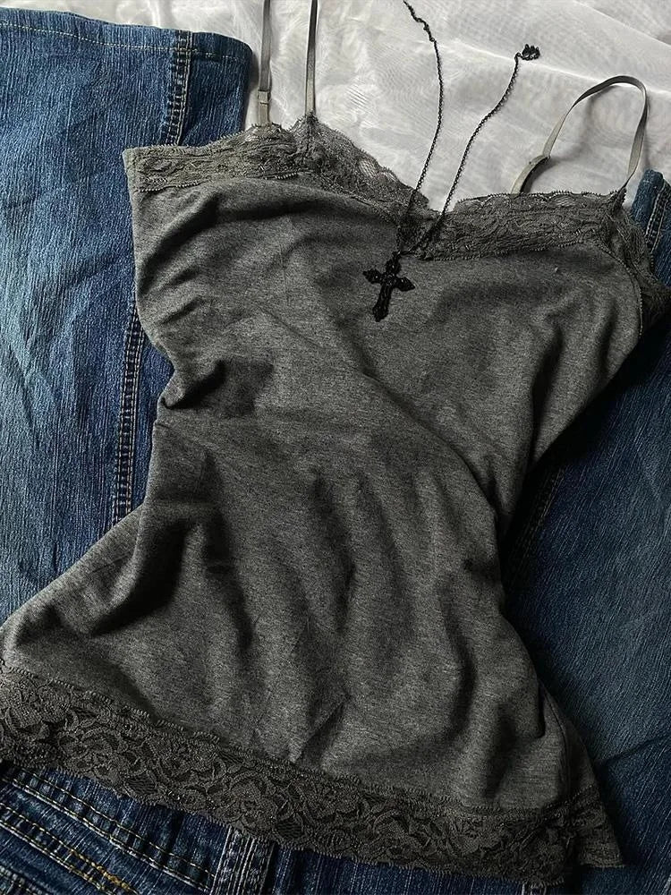 Mystic Lace Trim Top