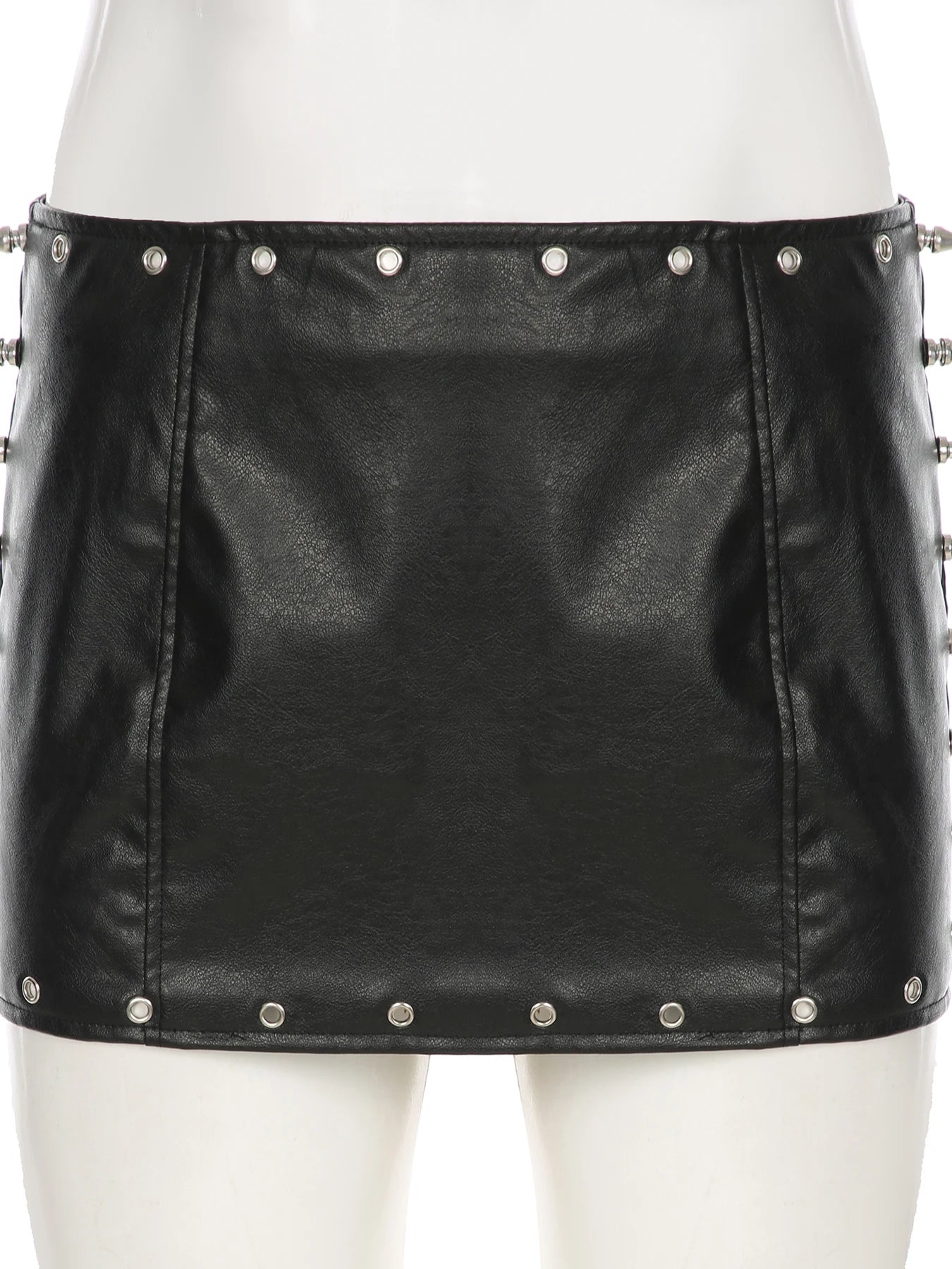 Stud'd Babe Low-Waisted Super Mini Skirt