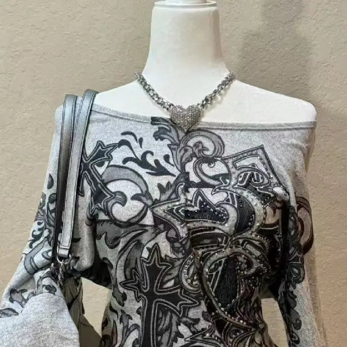 Grave Danger Off-the-Shoulder Top