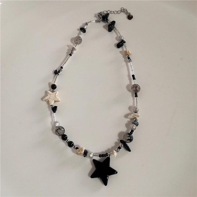 Cosmic Void Star Pendant Necklace