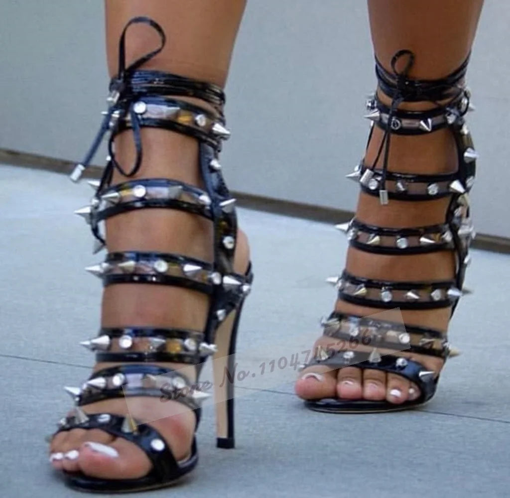 RivetinRush Sandal Heels
