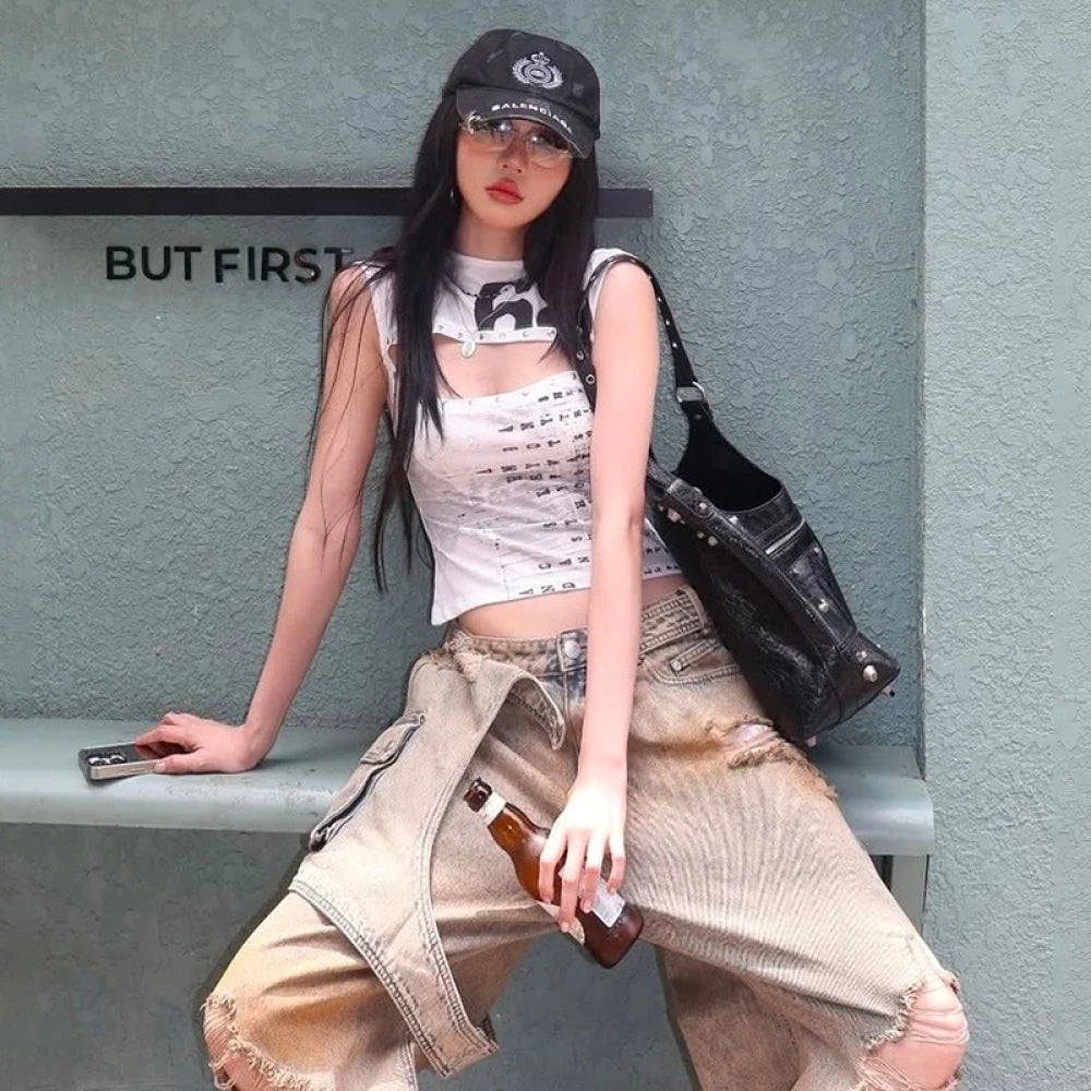 Cut Throat Vandal Graphic Top