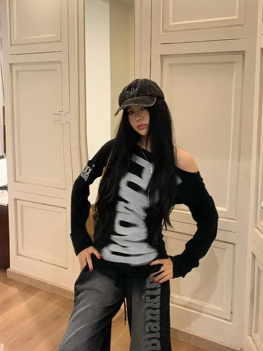 Poisonous Retro Print T-shirt