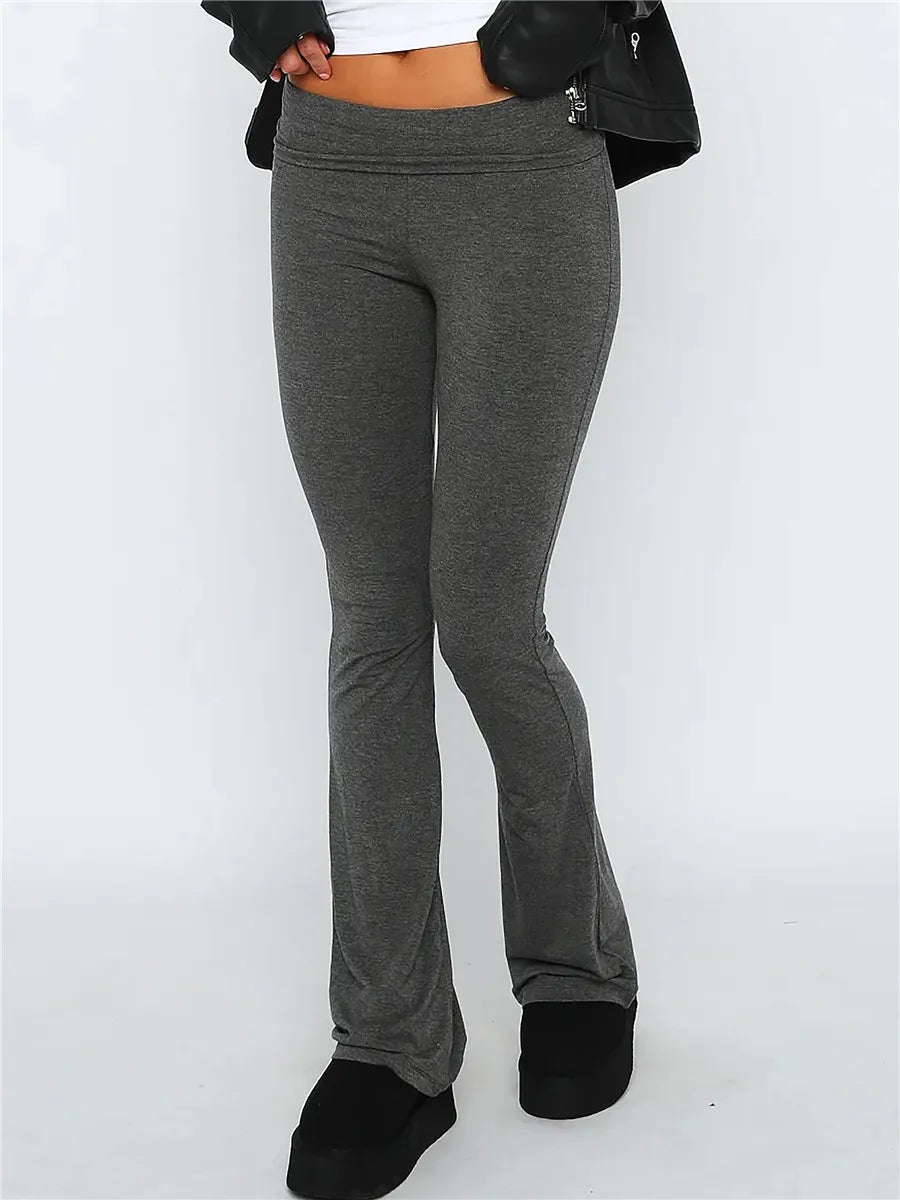 Everyday Flare Fold-Over Leggings