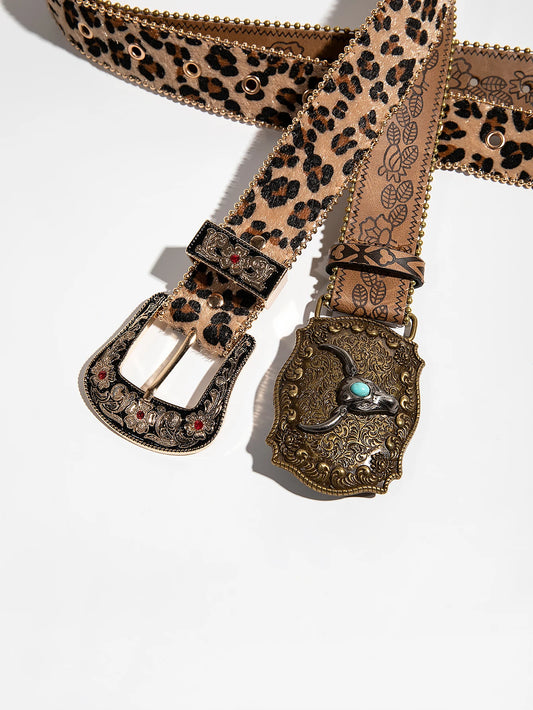 Tamed Rose Trimmed Belt