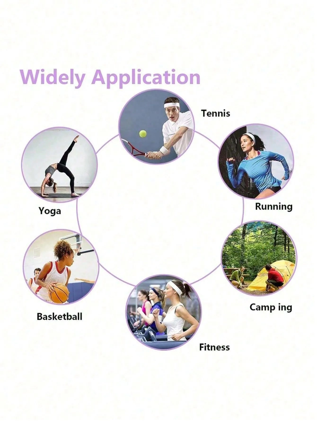 Epitome Essentials 6pc Unisex Active Headband Set