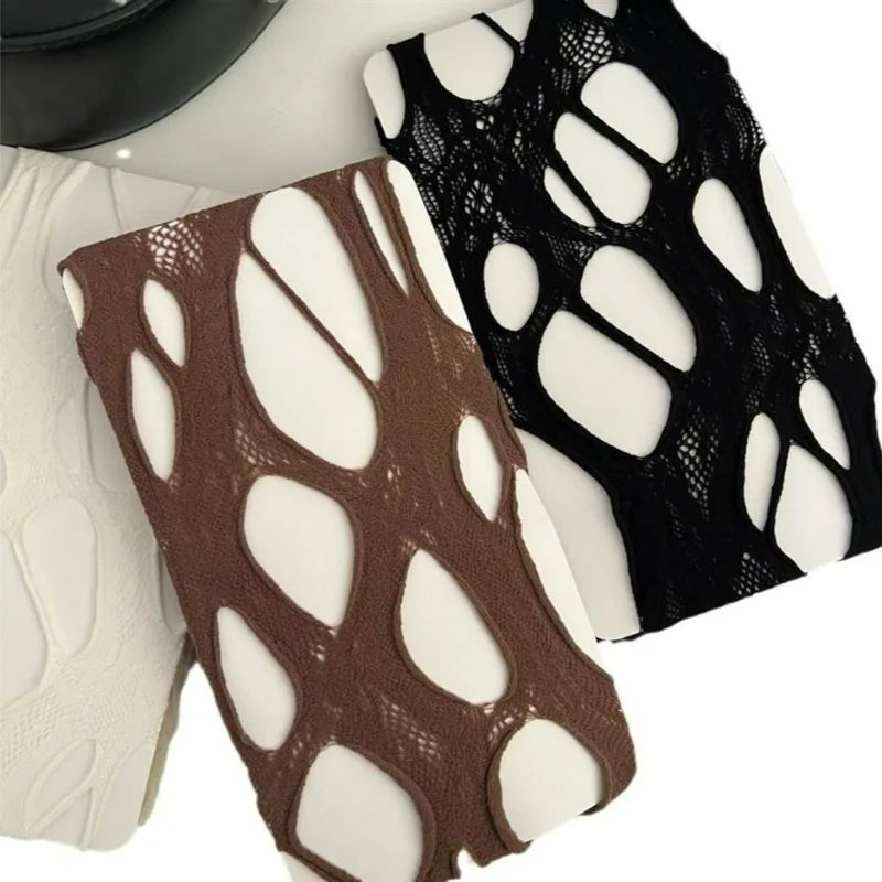 Night Ruin Lace Stockings