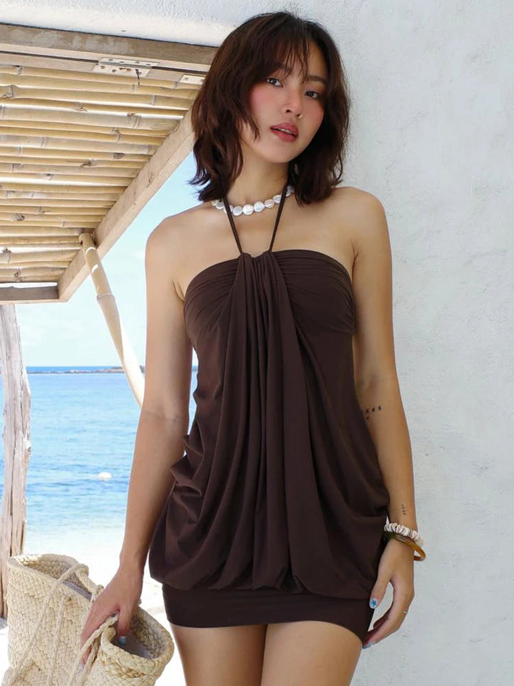 Vixxxen Mini Halter Dress