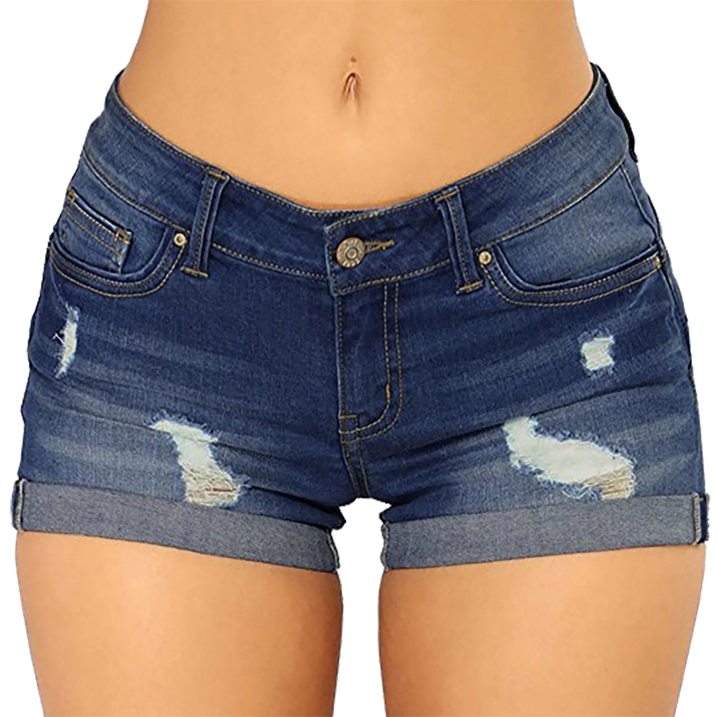TruBlu Low-Rise Shorts