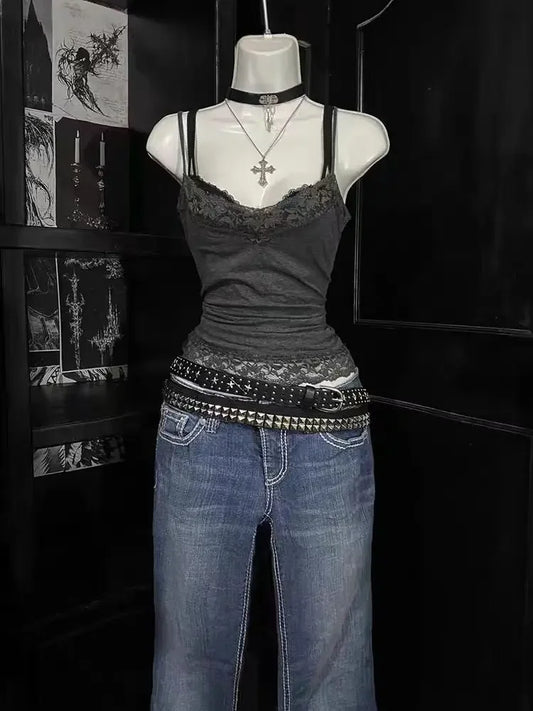 Mystic Lace Trim Top