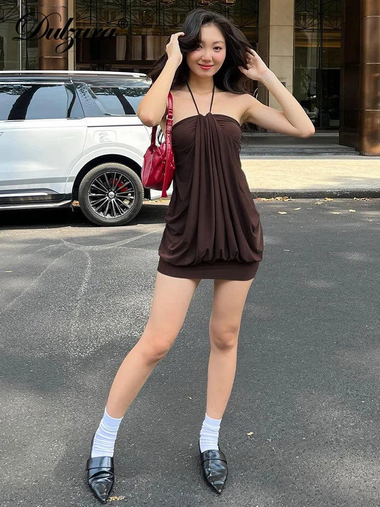 Vixxxen Mini Halter Dress