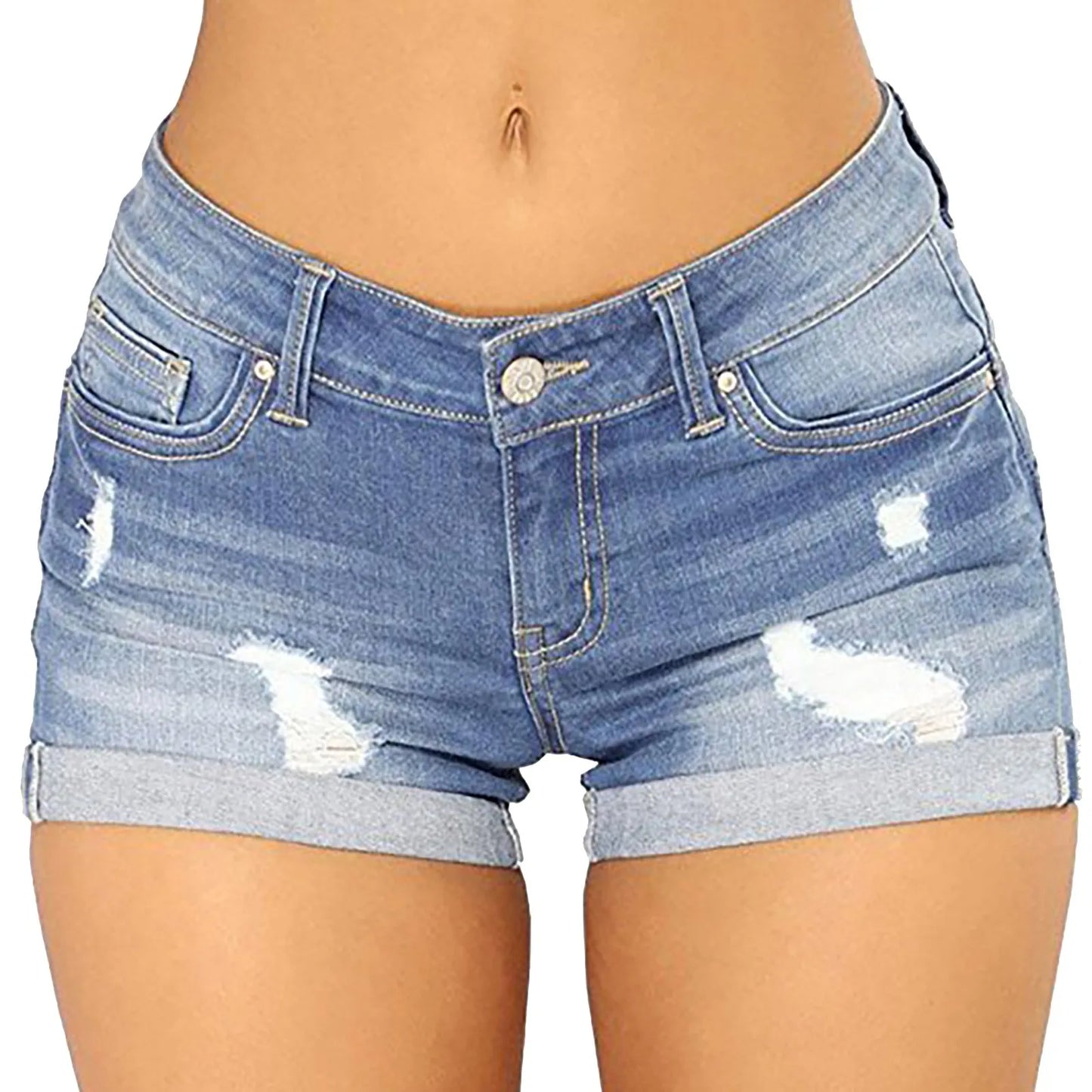 TruBlu Low-Rise Shorts