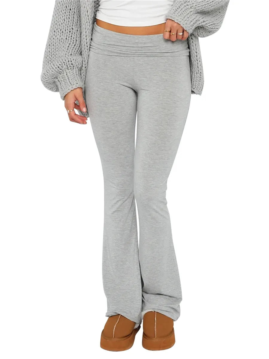 Everyday Flare Fold-Over Leggings