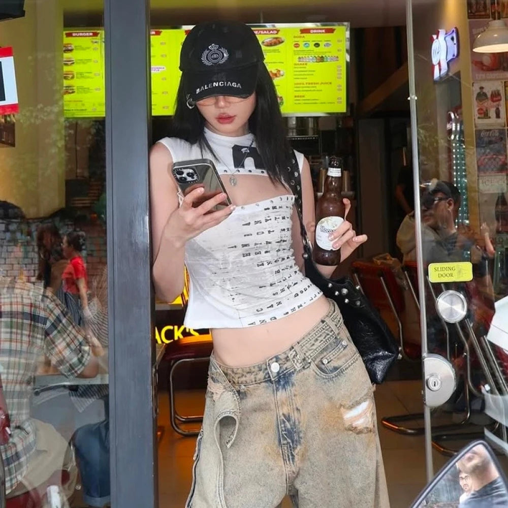 Cut Throat Vandal Graphic Top