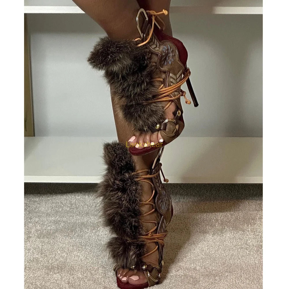 Nightlife Siren Plush Stilettos