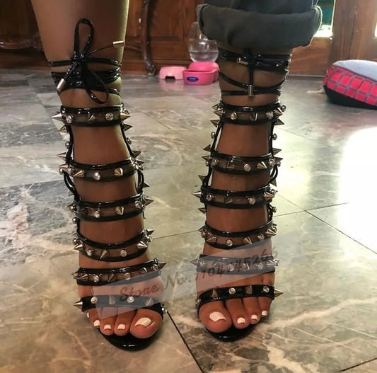 RivetinRush Sandal Heels