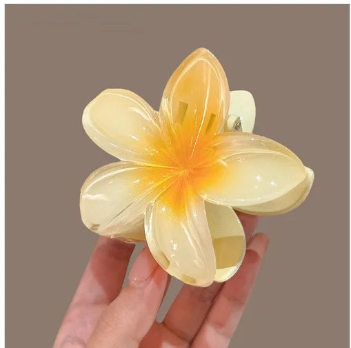 Tropical Gradient Flower Hair Clip