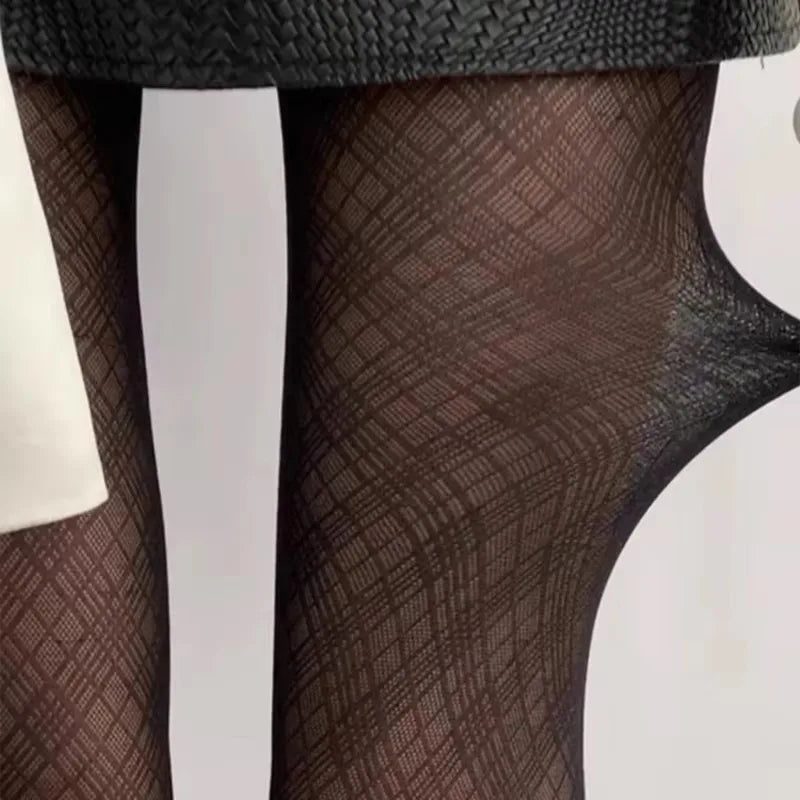 Houndstooth Stockings