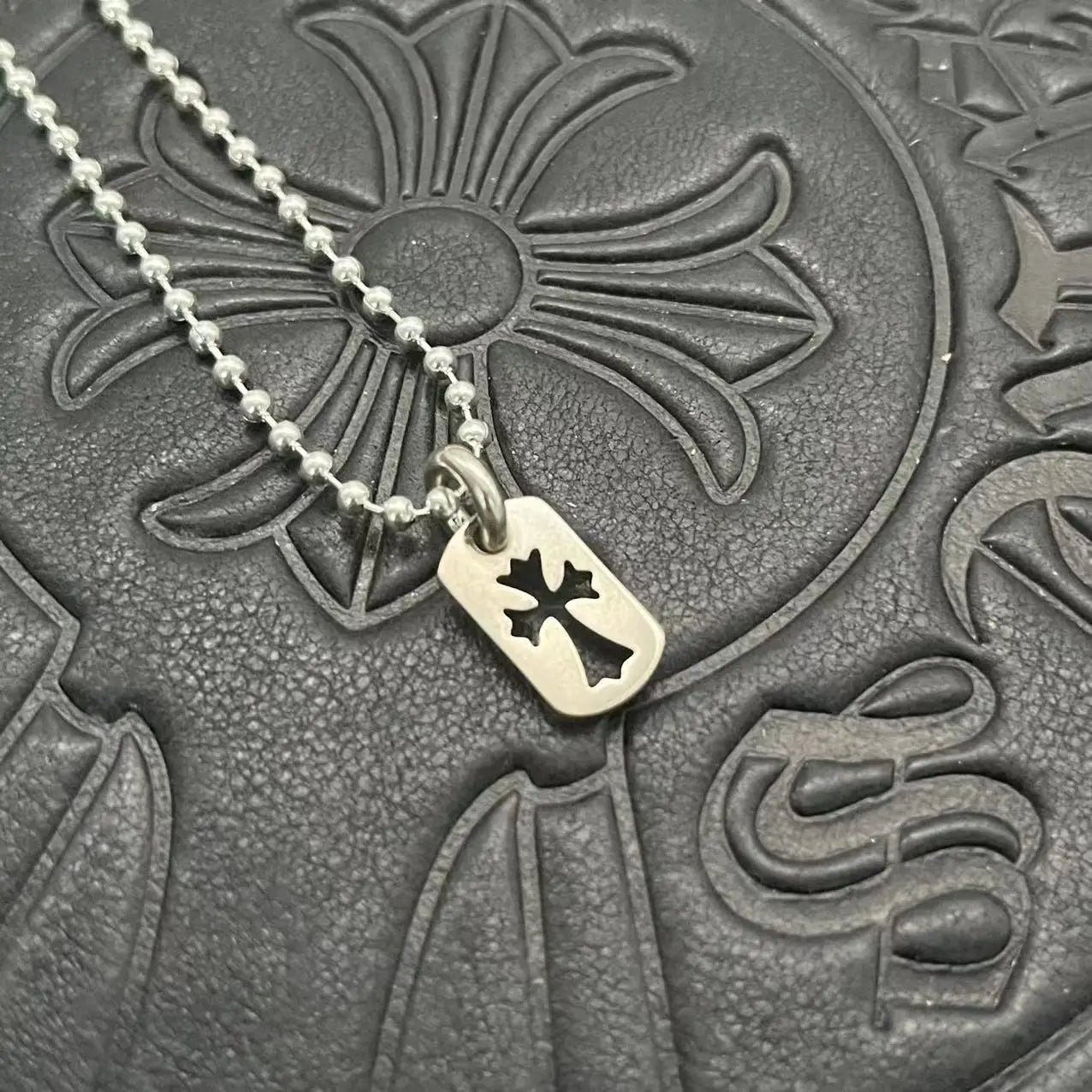 Crossfire Mini Tag Necklace