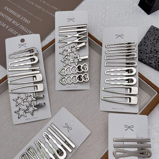 Sliver Metal Hair Clips