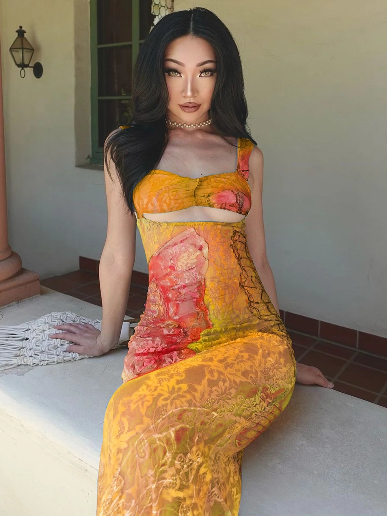 Auramaxxi Lace Dress