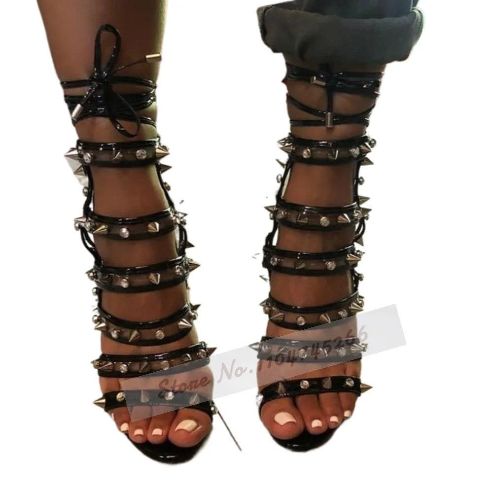RivetinRush Sandal Heels