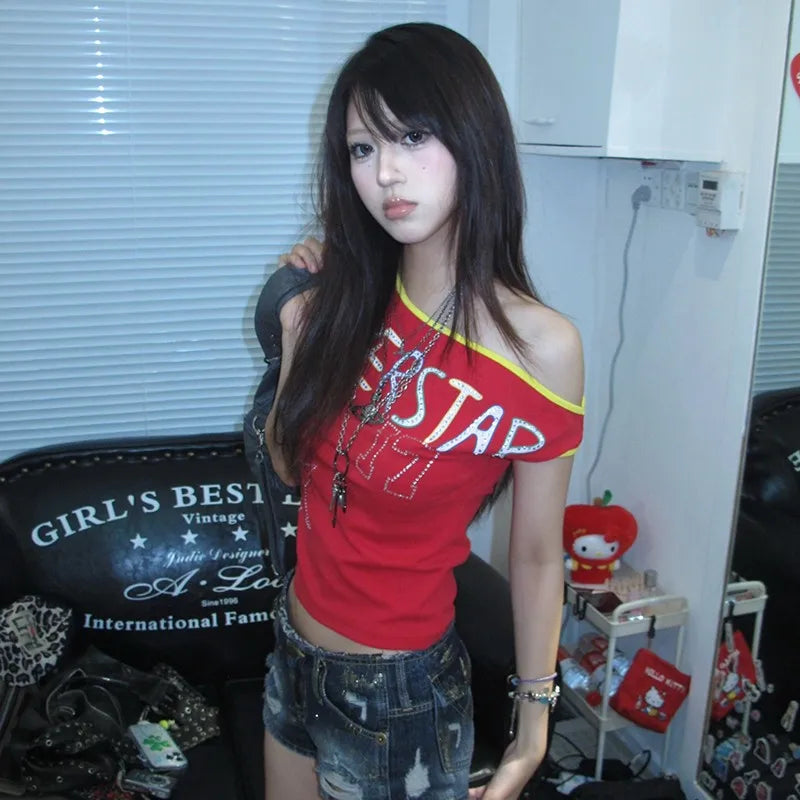 SuperStar Off Shoulder T-shirt