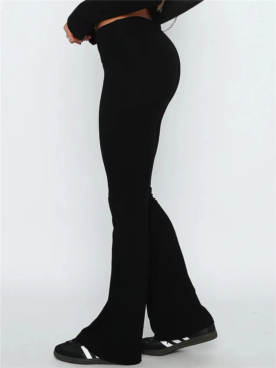 Everyday Flare Fold-Over Leggings