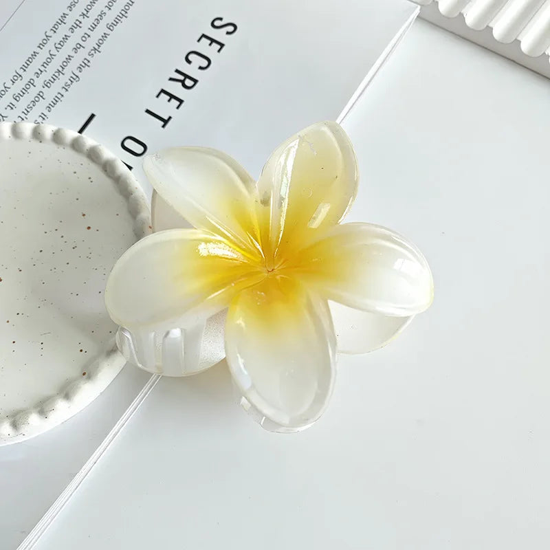 Tropical Gradient Flower Hair Clip
