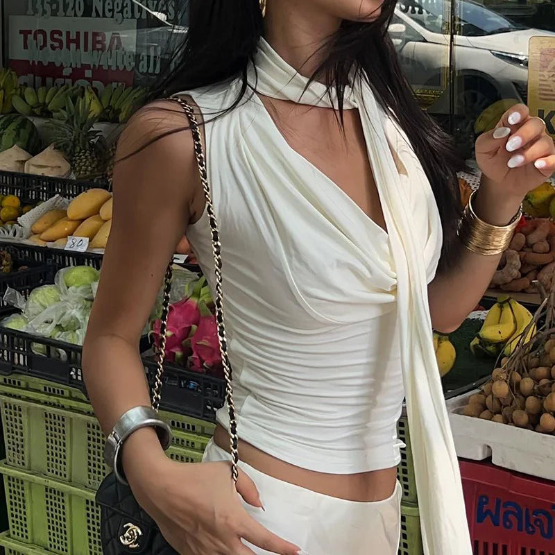 Vivid Muse Bandage Knit Top