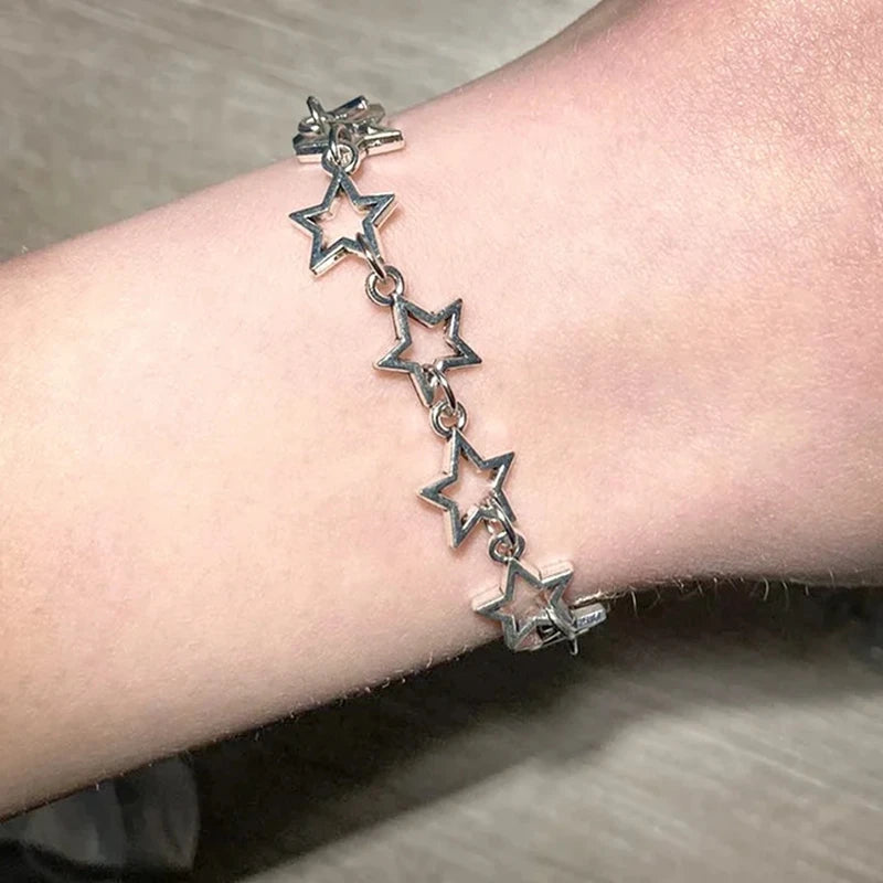 Star Charm Link Chain Bracelet